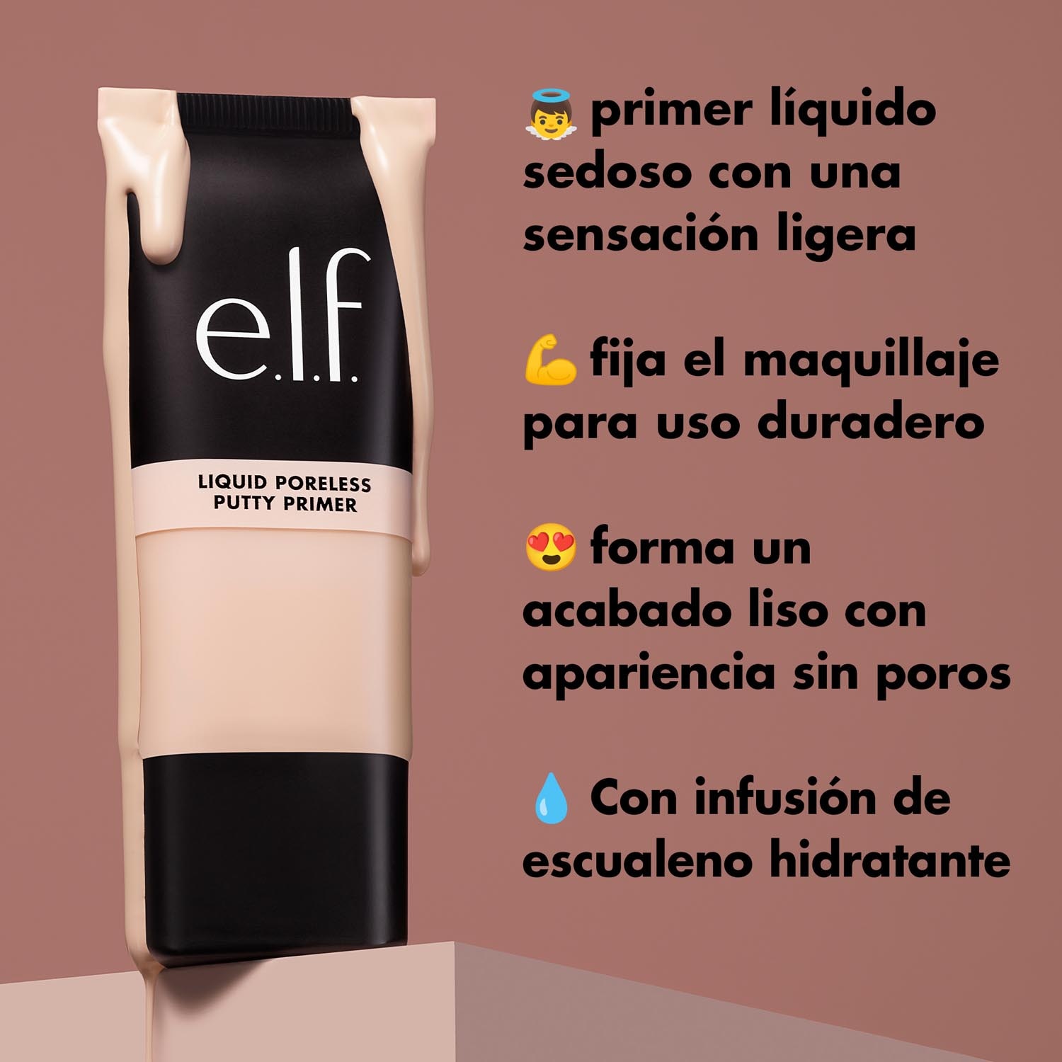E.L.F. LIQUID PORELESS PUTTY PRIMER (PREBASE FACIAL LÍQUIDA SIN POROS)